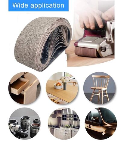 3x18 Inch Sanding Belts 36 Grit Aluminum Oxide Belt Sander Sandpaper, 10-Pack in Saudi Arabia