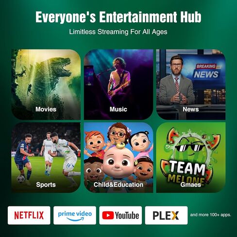 TMY 4K Projector with WiFi Bluetooth, Compatible with Netflix/Prime Video/YouTube, Outdoor Portable Home Theater Movie Projector, Smart Projector for Indoor Outdoor Movies, Gaming and Camping (Green) in Saudi Arabia