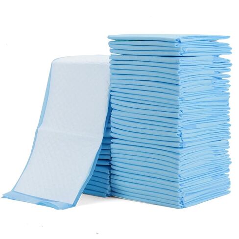 Rocinha 100 Pack Large Disposable Changing Pads for Baby 24 Inches x 17 Inches Disposable Underpads Waterproof Diaper Changing Pad Breathable Underpads Bed Table Protector Mat in Kuwait