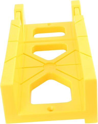 GreatNeck PMB12 Plastic Mitre Box, 12 Inch Mitre Box with 45°, 90°, and 135° Cutting Angles, Built-In 8 Inch Ruler, High-Impact Polystyrene Construction for Accurate Woodworking Cuts in Saudi Arabia
