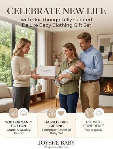 Baby Newborn Clothes Gift Set, Gender Neutral Baby Essentials, Sage Green, 0-3 Months in Kuwait