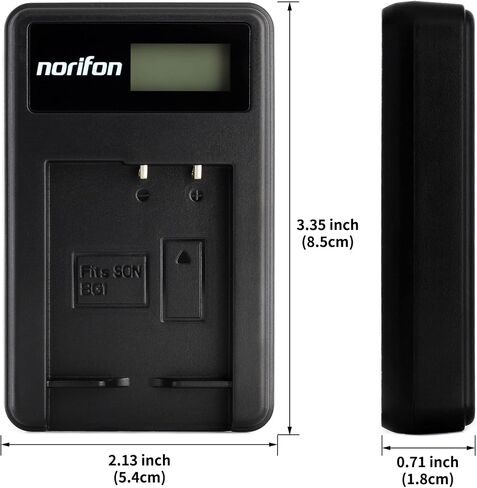 Norifon NP-BG1 LCD USB Charger for Sony Cyber-Shot DSC-H50, DSC-H55 in Saudi Arabia