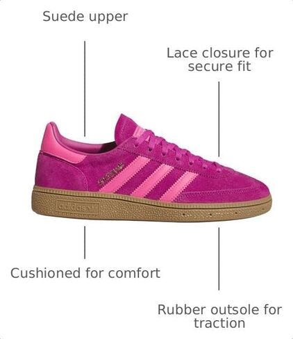 adidas Womens Handball Spezial W Sneakers Shoes Casual - Pink in Saudi Arabia