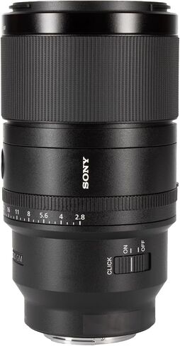 عدسة سوني FE 100 ملم f/2.8 Macro GM E Mount | 1.4× Prime مع التثبيت البصري والتركيز الداخلي العائم وأداء الإطار الكامل + طقم مرشح العدسة + طقم التنظيف + المزيد (حزمة 5 قطع) (متجددة) | للتصوير الفوتوغرافي والفيديو | 1.4 × برايم مزود بثبات بصري in Kuwait