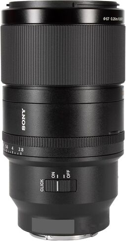 عدسة سوني FE 100 ملم f/2.8 Macro GM E Mount | 1.4× Prime مع التثبيت البصري والتركيز الداخلي العائم وأداء الإطار الكامل + طقم مرشح العدسة + طقم التنظيف + المزيد (حزمة 5 قطع) (متجددة) | للتصوير الفوتوغرافي والفيديو | 1.4 × برايم مزود بثبات بصري in Kuwait