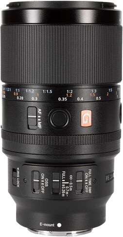 عدسة سوني FE 100 ملم f/2.8 Macro GM E Mount | 1.4× Prime مع التثبيت البصري والتركيز الداخلي العائم وأداء الإطار الكامل + طقم مرشح العدسة + طقم التنظيف + المزيد (حزمة 5 قطع) (متجددة) | للتصوير الفوتوغرافي والفيديو | 1.4 × برايم مزود بثبات بصري in Kuwait
