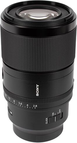 عدسة سوني FE 100 ملم f/2.8 Macro GM E Mount | 1.4× Prime مع التثبيت البصري والتركيز الداخلي العائم وأداء الإطار الكامل + طقم مرشح العدسة + طقم التنظيف + المزيد (حزمة 5 قطع) (متجددة) | للتصوير الفوتوغرافي والفيديو | 1.4 × برايم مزود بثبات بصري in Kuwait