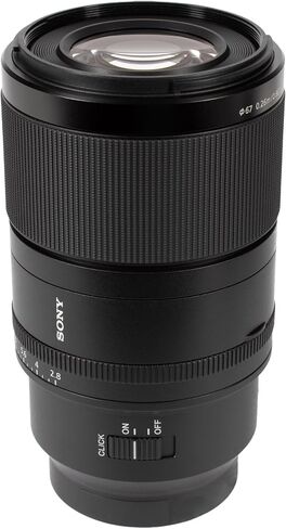 عدسة سوني FE 100 ملم f/2.8 Macro GM E Mount | 1.4× Prime مع التثبيت البصري والتركيز الداخلي العائم وأداء الإطار الكامل + طقم مرشح العدسة + طقم التنظيف + المزيد (حزمة 5 قطع) (متجددة) | للتصوير الفوتوغرافي والفيديو | 1.4 × برايم مزود بثبات بصري in Kuwait