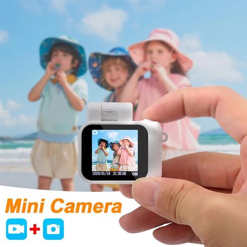Xilecam Mini Camera Keychain with 32GB Card Mini Retro Camera Cameras Keychain Perfect for Vlogging and Daily Recording Gifts for Girl.It can be Hung on the Key（White） in Kuwait