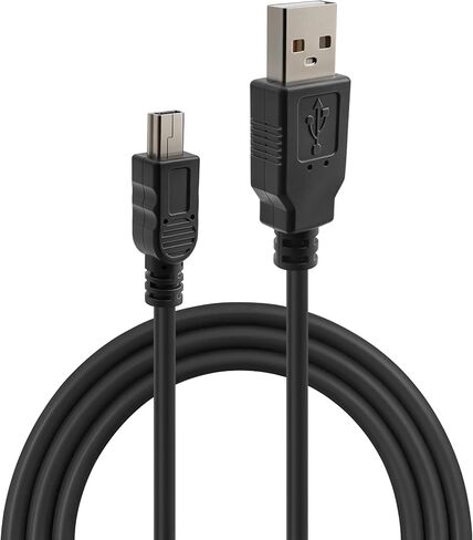 USB 2.0 to Mini USB 5-Pin Cable Suitable for Nikon Canon Sony DSLR Cameras & GoPro Hero 3/3+/4 | High-Speed Data Transfer & Charging Replacement Cable, 59" in Kuwait