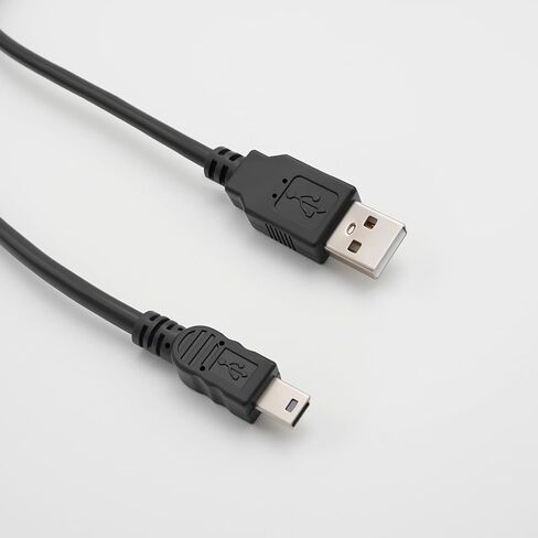 USB 2.0 to Mini USB 5-Pin Cable Suitable for Nikon Canon Sony DSLR Cameras & GoPro Hero 3/3+/4 | High-Speed Data Transfer & Charging Replacement Cable, 59" in Kuwait