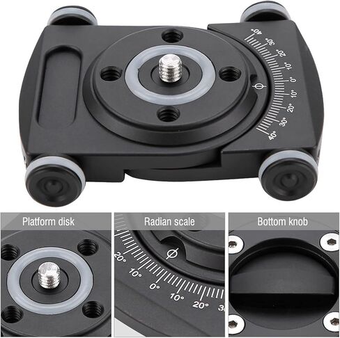 FY - 01 Tabletop Video Slider, Aluminum Alloy DSLR Camera with Rubber Wheels, Compact Track for Phone and Mirrorless Camera, 1/4" Screw Mount for Gimbals and in Kuwait