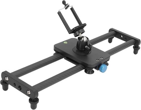 16in Carbon Fiber Camera Slider Rail for DSLR, Phone & Camcorder – Load 3kg, Adjustable Tightness, Lightweight Track in Kuwait
