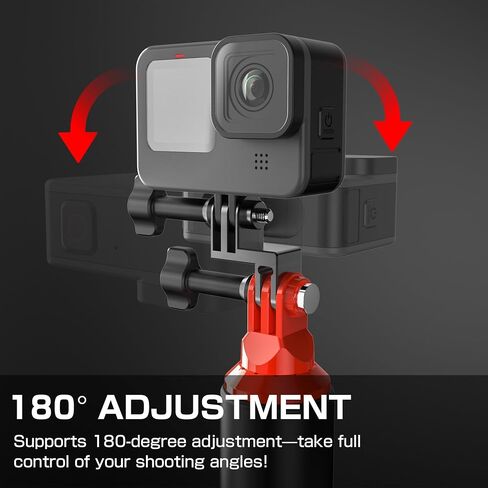 Centering Lens Alignment Adapter - Offset Mount for GoPro/DJI/Insta360 | Aluminium Camera Lens Centering Mount for GoPro13/12/11/10/9, for DJI Osmo Action 6/5 Pro/4/3, for Insta360 Ace/Pro/Pro 2 in Kuwait