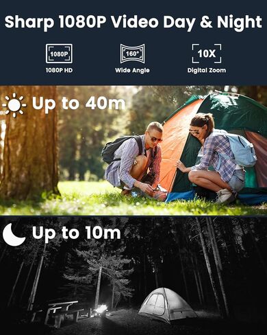 4G LTE Cellular Security Camera Solar No WiFi with 4G SIM Card, Solar Panel, 5200mAh Battery, Portable No WiFi Security Camera, 160° Wide View, AI Motion Detection, 33ft Night Vision in Kuwait
