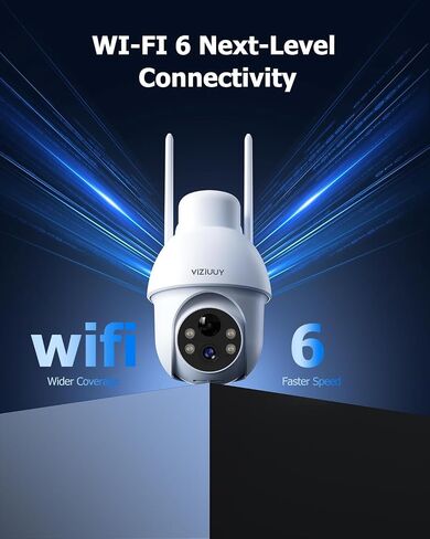 VIZIUUY Solar Security Cameras Wireless Outdoor,5MP Security Cameras Wireless Outdoor with 128GB SD Card in Saudi Arabia