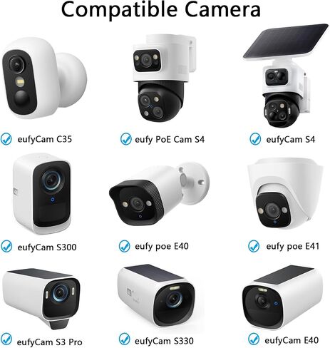 Corner Camera Mount Compatible with eufy Security eufyCam S4 C37, 2 Pack in Saudi Arabia
