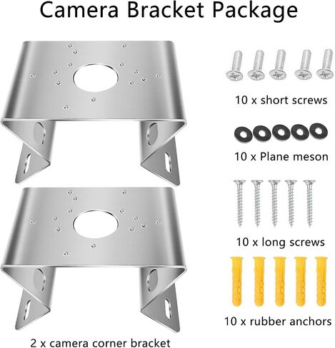 Corner Camera Mount Compatible with eufy Security eufyCam S4 C37, 2 Pack in Saudi Arabia