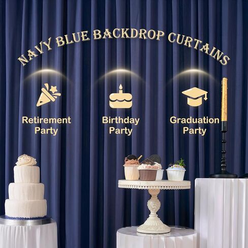 20ftx12ft Wrinkle Free Black Backdrop Curtains for Parties, 4 Panels 5x12FT Long Silky Polyester Black Photo Backdrop Drapes Back Drop Cloth for Wedding Birthday Photography Background Decor in Saudi Arabia