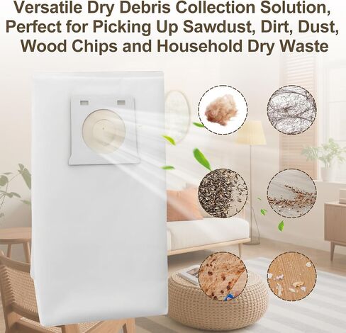 521355 Replacement HEPA Vacuum Bags for Bagged Upright Vacuum UB0302E-6 Pcs | HEPA Bags for Vac-master Tear-Resistant Non-Woven in Saudi Arabia