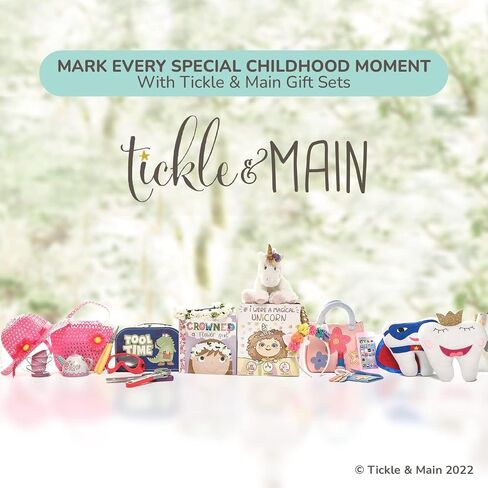 Tickle & Main Tooth Fairy Pillow Kit - 3-Piece Set, 9 x 8 in Felt Cover - Holder Pocket, Interactive Notepad & Photo Pouch - Boys Kit & Gifts for Girls Ages 5-10 in Saudi Arabia