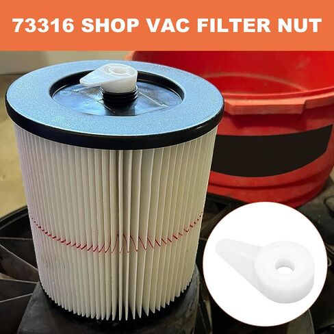 73316 Filter Nut Plate Retainer Fit for Craftsman Ridgid Wet/Dry Vacuum ﻿ | Shop Vac Parts Filter Nut for Craftsman Shop Vac Filter & Ridgid Shop Vac Filter Plate Nut Replace Part 83872 9-16938 2Pcs in Saudi Arabia