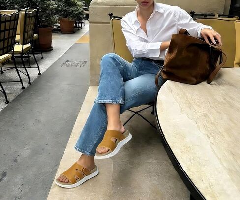 KuaiLu Womens Sandals Beige White-CP Size 9 | Relief Plantar Fasciitis Comfort Thick Cushion in Saudi Arabia