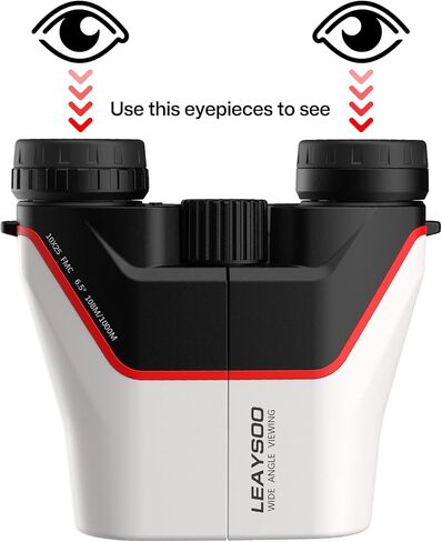 12x25 Compact Binoculars for Adults and Kids, Large Eyepiece Waterproof Binocular with Low Light Vision,High Powered Easy Focus Binoculars for Bird Watching,Outdoor Hunting,Travel,Sightseeing in Kuwait