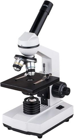 Microscope, Microscope Biological Monocular Optical System Stereo Educational Laboratory Microphone for Children and Students,for Homeschool Lab in Kuwait
