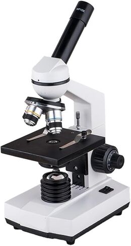 Microscope, Microscope Biological Monocular Optical System Stereo Educational Laboratory Microphone for Children and Students,for Homeschool Lab in Kuwait