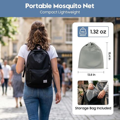 Mosquito Net for Twin Size Bed Bunk Bed Sleeping Pad, Pop Up Mosquito Tent Fully Closed, Portable Foldable Bug Net for Camping Travel Patio Outdoor, Screen Tent for One Person in Kuwait