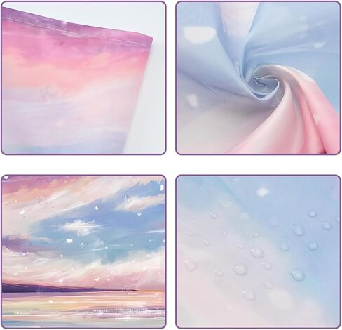 ANGSYLTH 4 Pcs 2x2 Feet Fluorescent Ceiling Light Covers | Magnetic Light Covers for Classroom, Office, Hospitals, Home (Sunset Glow) in Saudi Arabia