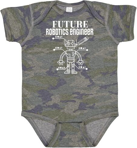 inktastic Future Robotics Engineer Robot Baby Bodysuit in Kuwait
