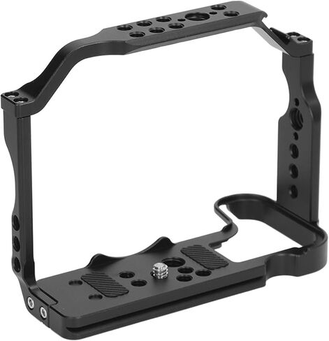 Camera Cage Stabilizer, 1/4 Inch Aluminum Alloy Non-Slip Video Cage with Screw Hole, Lightweight for Photography in Saudi Arabia