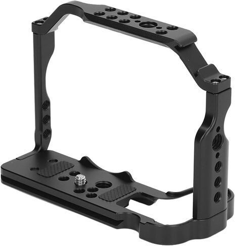 Camera Cage Stabilizer, 1/4 Inch Aluminum Alloy Non-Slip Video Cage with Screw Hole, Lightweight for Photography in Saudi Arabia
