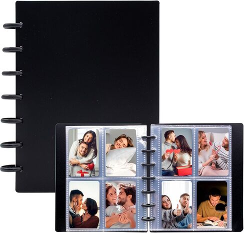 ألبوم صور مقاس 2 × 3 بوصة لكاميرا Polaroid Fujifilm Instax Mini 11 12 9 8+ 8 7+ الفورية، طابعة صور ملونة KODAK Step/Canon IVY/HP Sprocket مع 20 صفحة داخلية (وردي) in Kuwait