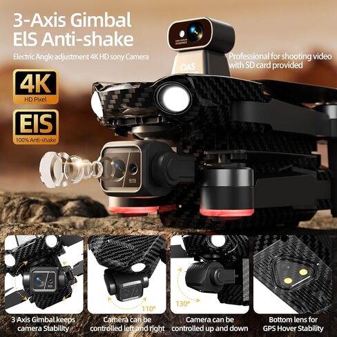 Bingchat Tablet Remote Professional Drones with Camera for Adults 4K HD, 360°Obstacle Avoidance, 3 Axis Gimbal, Payload Release, Up to 5 Miles Range, 84 Minutes Two Batteries, High Wind Resistance, Rainproof, Time-lapse, Follow Me in Saudi Arabia