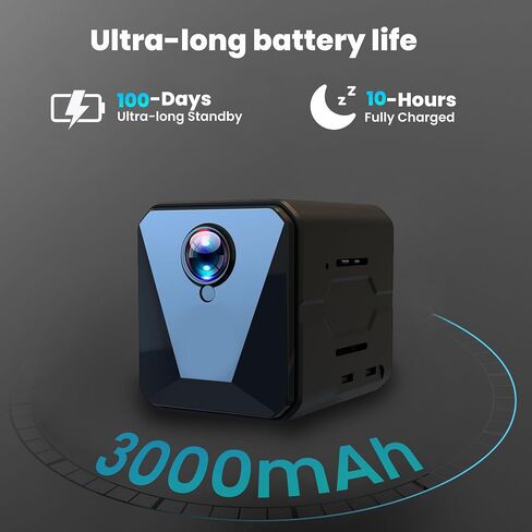 Funstorm No WiFi Security Camera-2k Cellular Security Camera-Car Security Camera with Sim Card, Wireless,Compact,Live View,Motion Detection,Clear Night Vision,for Truck/Car/Vacant House/RV in Saudi Arabia