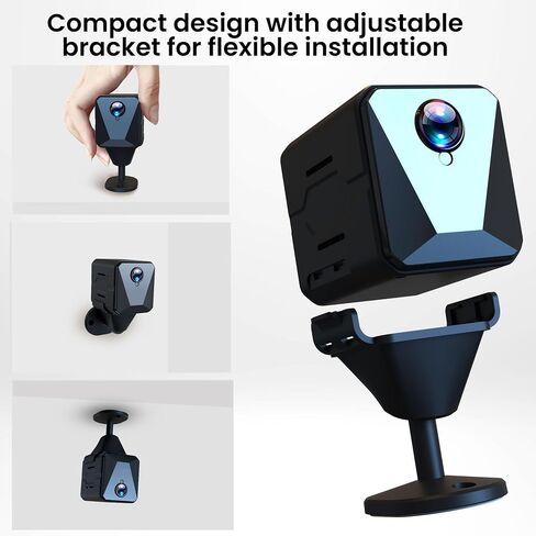 Funstorm No WiFi Security Camera-2k Cellular Security Camera-Car Security Camera with Sim Card, Wireless,Compact,Live View,Motion Detection,Clear Night Vision,for Truck/Car/Vacant House/RV in Saudi Arabia