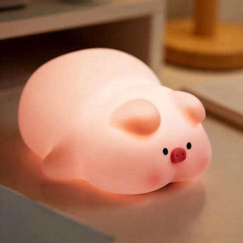 Pumpkin Night Light for Kids Cute Jack O Lantern Halloween Decor Nightlight for Baby Nursery Toddler Squishy Pumpkin Lights Cordless Rechargeable Dimmable Silicone Bedside Lamp Halloween Gifts in Saudi Arabia