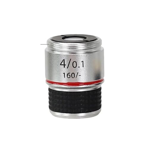 4X,10X,40X Aluminum Alloy Microscope Objective Lens Set, RMS Threaded & Achromatic(4X) in Saudi Arabia
