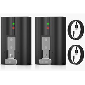 YUELAN 2-Pack 7200mAh Replacement Battery for Ring Doorbell | Rechargeable Camera Batteries for Ring Video Doorbell 2/3/3 Plus/4, Outdoor Spotlight Cam & Stick Up Cam Plus/Pro, 3.65V in Kuwait