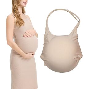 Fake Pregnant Belly Costume Memory Foam Realistic Pregnancy Bump | Lightweight and breathable for all-day wear; adjustable strap; washable cover; realistic appearance in Saudi Arabia
