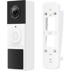 Vinyl Siding Mount for Tapo Doorbell Camera D210/D225, Adjustable Angle Doorbell Wedge Corner Mounting Bracket Kit, Doorbell Camera Mount Solve Siding Tilt Problem (4" Standard Vinyl Siding Only) in Saudi Arabia