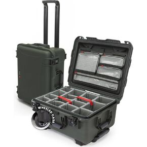 NANUK 915 Hard Case with Cubed Foam – Compact Waterproof Travel Camera Hard Case with Padded Dividers, 13.8" x 9.3" x 6.2" – Dustproof and Impact Resistant, Airline Carry-On Approved – Black in Kuwait