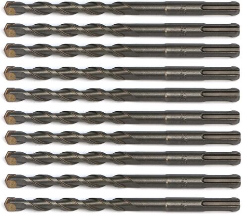 10PCS, SDS Plus Hammer Drill Bits,3/8"x6" in Saudi Arabia
