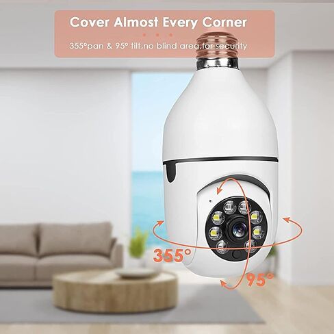 Defend Bulbs Security Camera (3-pack) by Edenn in Saudi Arabia
