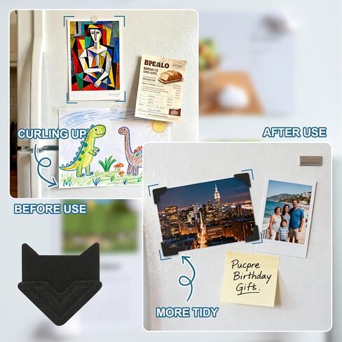 120 Pcs 5 Sheets Photo Corners Self Adhesive for Scrapbooking, Black, DIY Photo Album, Memory Books, Picture Frames, Photo Mounting in Kuwait