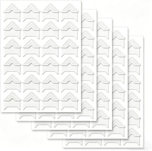 480Pcs Acid Free Photo Corners Self Adhesive, Picture Corners Stickers | acid-free self-adhesive, Excellent Adhesion, 0.8" kraft paper, easy to apply, fits scrapbooks, albums, frames & guestbooks in Saudi Arabia