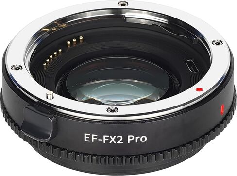 EF-FX2 Pro Auto-Focus Lens Adapter Compatible for Canon EF Lens to X-Mount Fuji-Film X-A, X-E, X-H, X-S, X-T, X-M, X-Pro Series Mirrorless Camera in Saudi Arabia